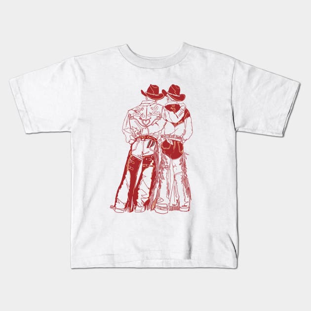 Cowboys Kids T-Shirt by noahdea.art